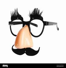 Novelty glasses with a fake nose, mustache, and eyebrows.